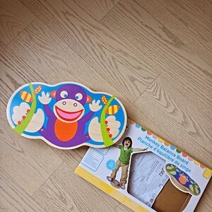 Vibrant Monkey Balance Board for Kids
